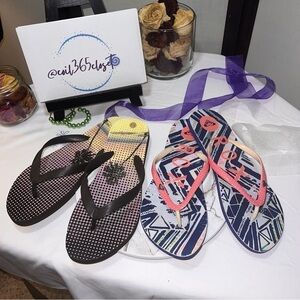 Roxy Flip Flop Thong Sandals Size 10